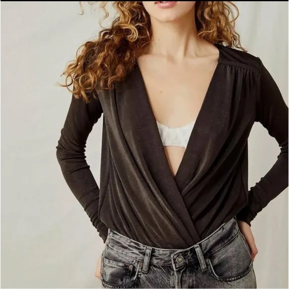 New With Tags Intimately Free People Turnt Under The Trees Plunge Bodysuit